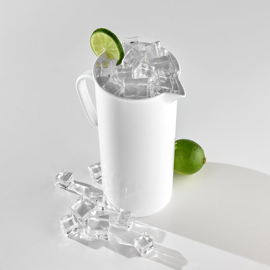 1.5 Litre Pearl White Pitcher - Pack Of 2