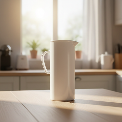 Jug | Pack Of 2 | 1.5 Litre | Pearl White | Reusable | Dishwasher Safe | Shatterproof