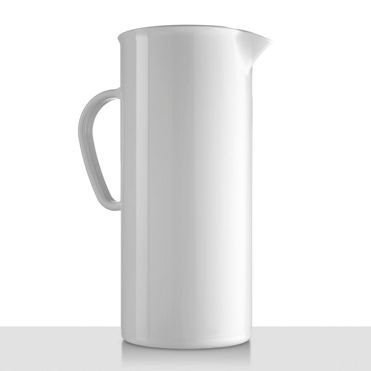 1.5 Litre Pearl White Pitcher - Pack Of 2