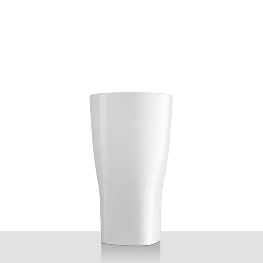 Pint Glasses - Pack Of 8 Pearl White Pint Glasses